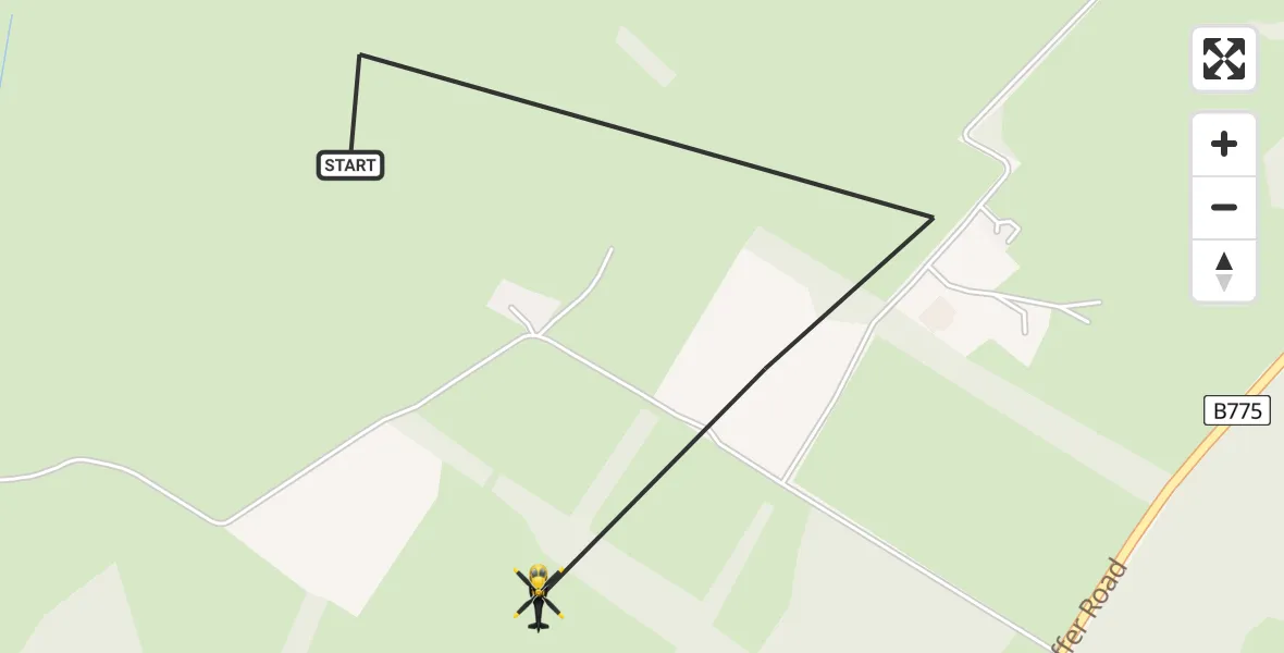 Flight route Police Helicopter Renfrewshire - Renfrewshire, 31 May 2026, 22:39
