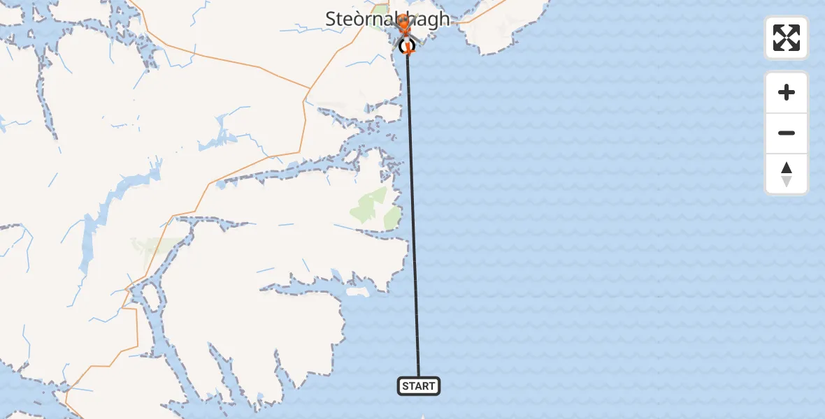 Flight route Coastguard Helicopter Inner Seas - Sanndabhaig, 02 June 2026, 15:44