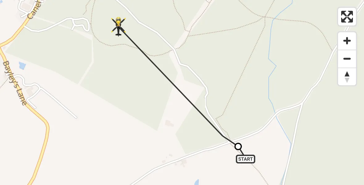 Flight route Police Helicopter Hailsham - Arlington, 03 June 2026, 23:37