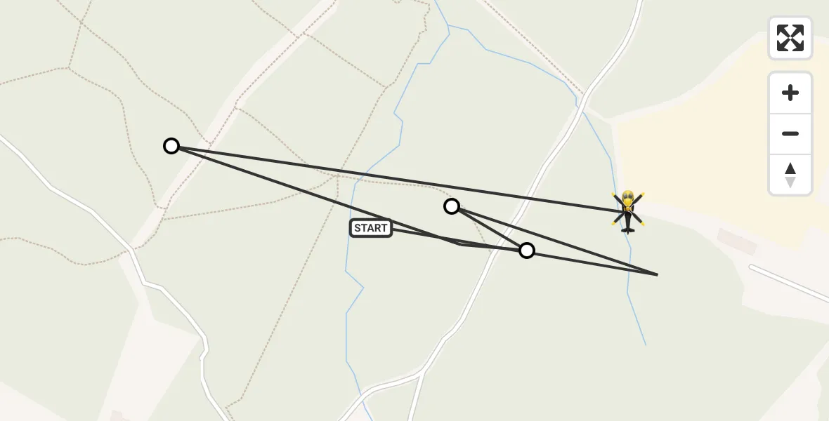 Flight route Police Helicopter Polegate - Polegate, 03 June 2026, 23:51