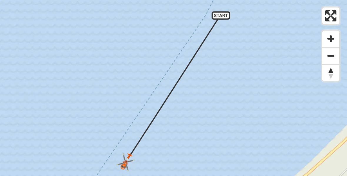 Flight route Coastguard Helicopter Loch Ness - Loch Ness, 04 June 2026, 17:03