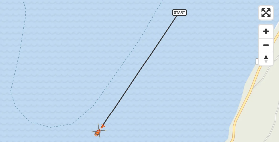 Flight route Coastguard Helicopter Loch Ness - Loch Ness, 04 June 2026, 17:18