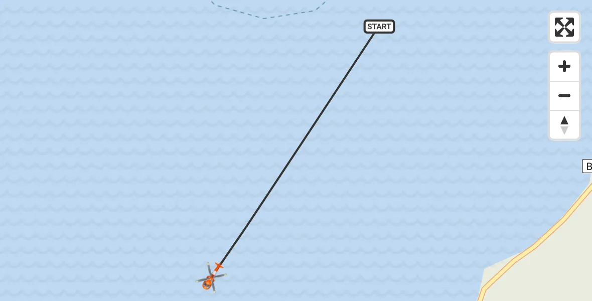 Flight route Coastguard Helicopter Loch Ness - Loch Ness, 04 June 2026, 17:21