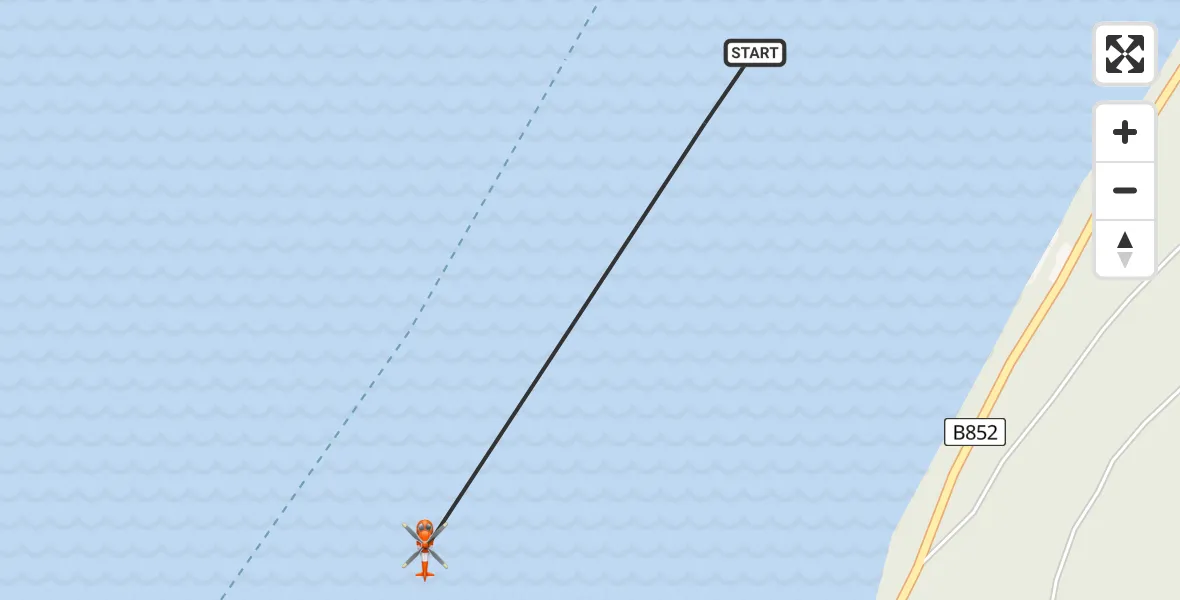 Flight route Coastguard Helicopter Loch Ness - Loch Ness, 04 June 2026, 17:36