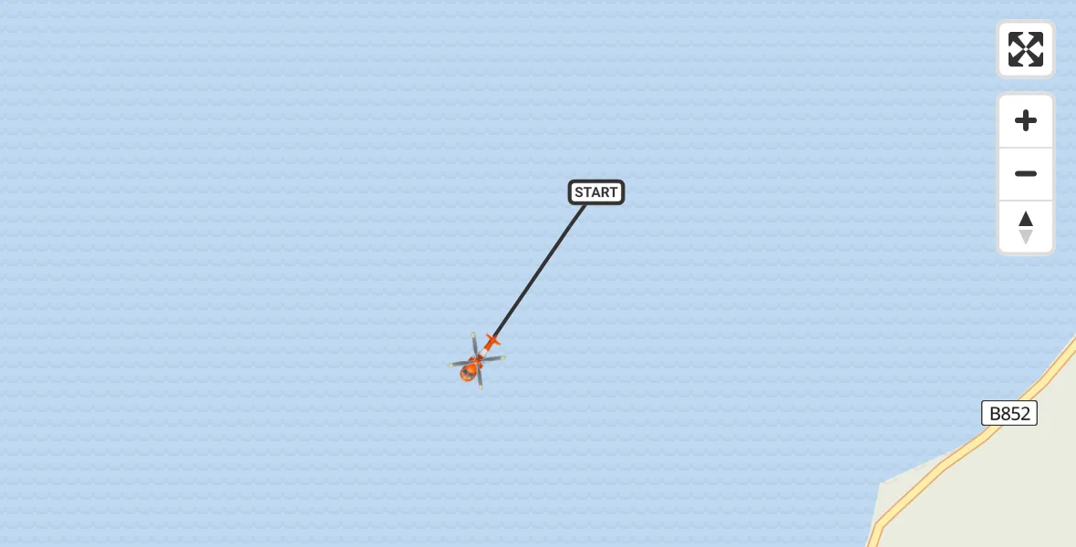 Flight route Coastguard Helicopter Loch Ness - Loch Ness, 04 June 2026, 17:39