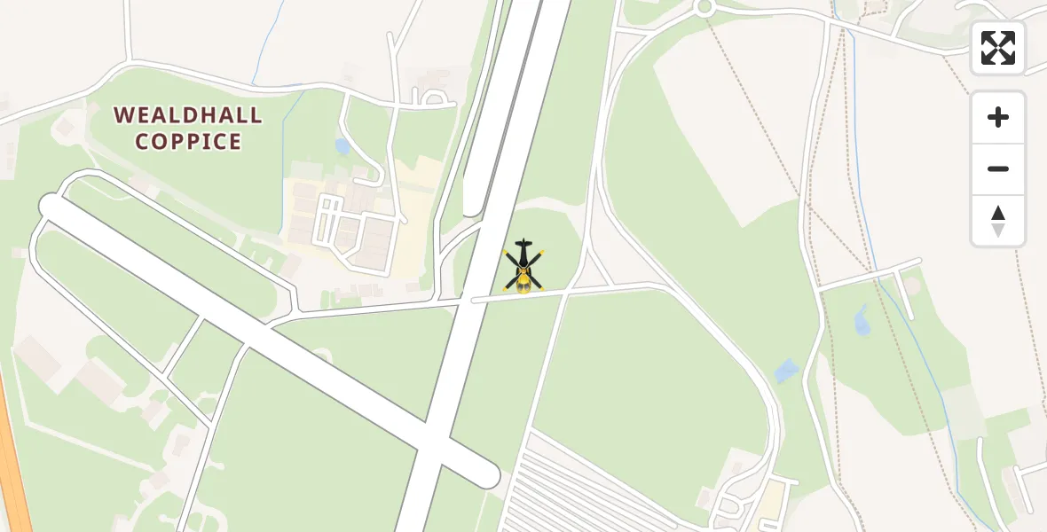 Flight route Police Helicopter North Weald Airfield - North Weald Airfield, 04 June 2026, 20:31