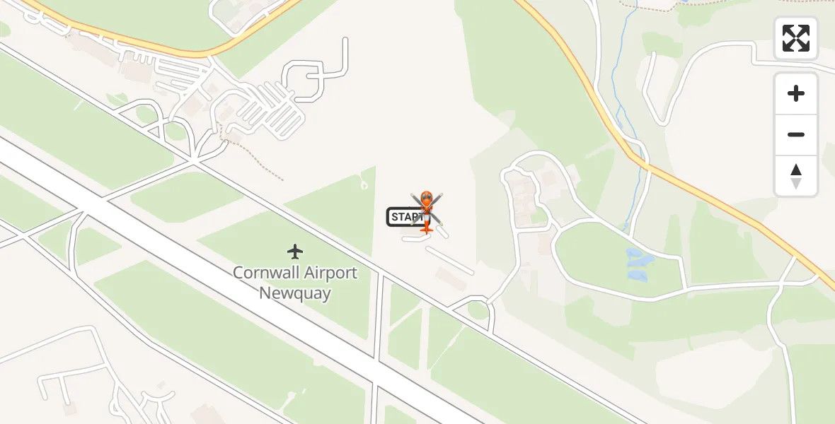 Flight route Coastguard Helicopter Cornwall Airport Newquay - Cornwall Airport Newquay, 05 June 2026, 07:19