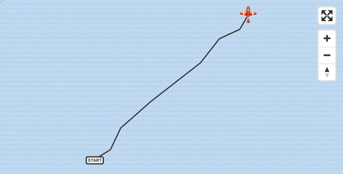 Flight route Coastguard Drone English Channel - English Channel, 06 June 2026, 03:52
