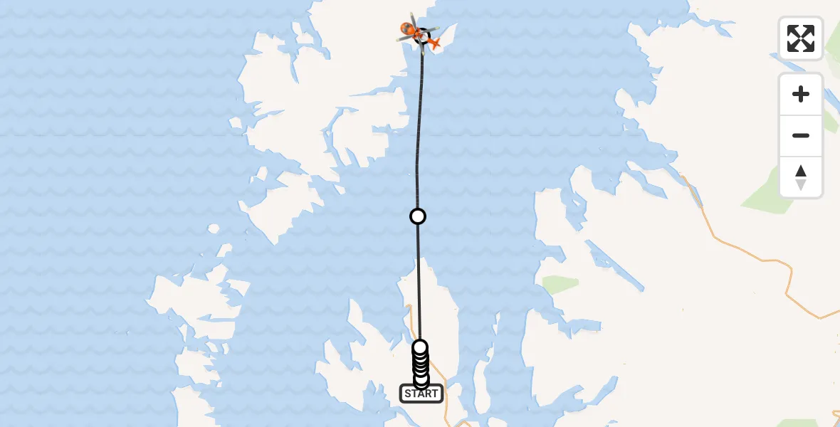 Flight route Coastguard Helicopter Highland - Mealabost, 06 June 2026, 07:07