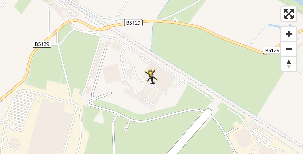 Flight route Police Helicopter Hawarden Airport - Hawarden Airport, 07 June 2026, 19:17