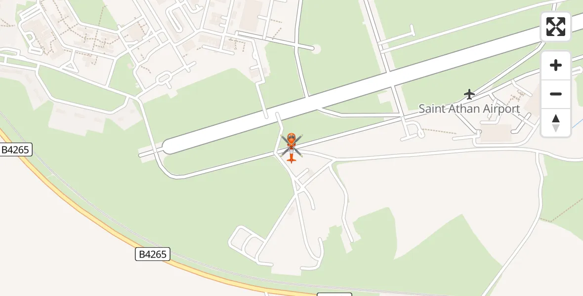 Flight route Coastguard Helicopter MOD St Athan - MOD St Athan, 08 June 2026, 17:04