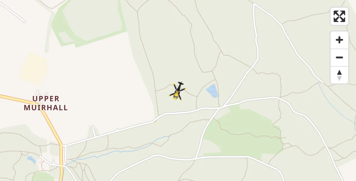 Flight route Police Helicopter Scone - Scone, 08 June 2026, 17:53