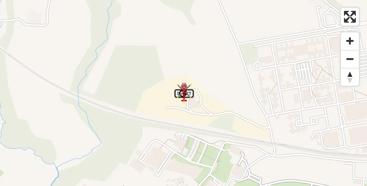 Flight route Air Ambulance Helicopter RAF Cosford - Cosford, 10 June 2026, 09:24