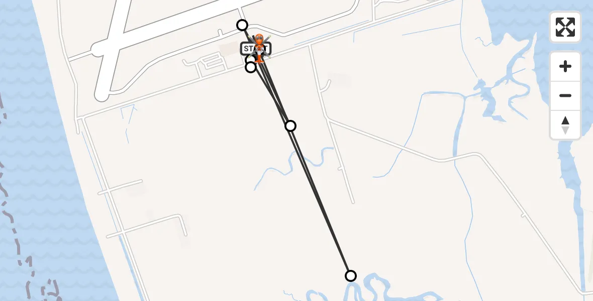 Flight route Coastguard Helicopter Caernarfon Airport - Caernarfon Airport, 10 June 2026, 12:14