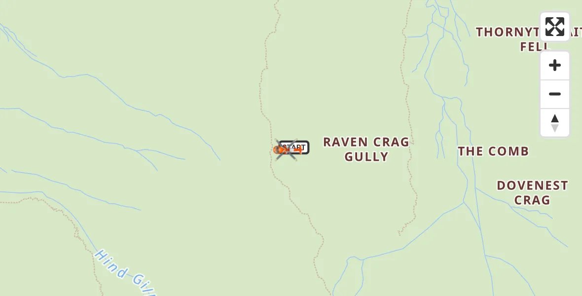 Flight route Coastguard Helicopter Borrowdale - Borrowdale, 12 June 2026, 12:52