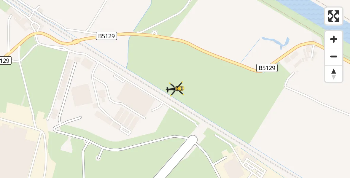 Flight route Police Helicopter Hawarden Airport - Hawarden Airport, 12 June 2026, 14:09