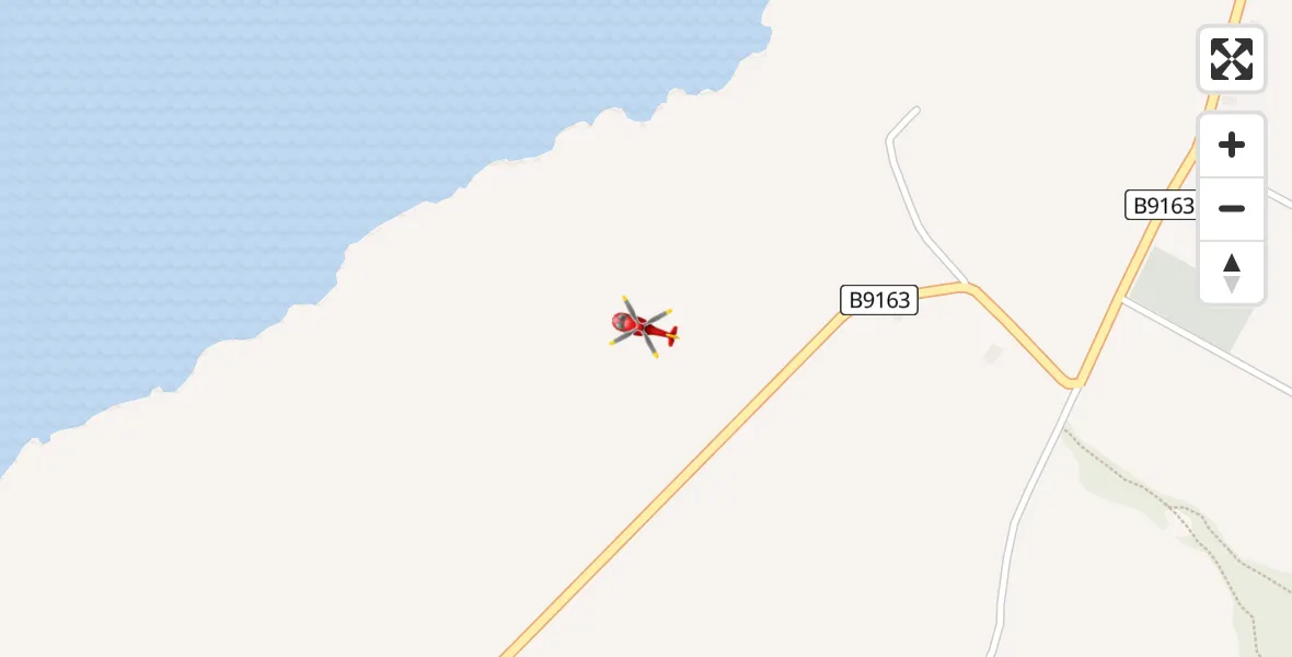 Flight route Air Ambulance Helicopter Conon Bridge - Conon Bridge, 12 June 2026, 15:34