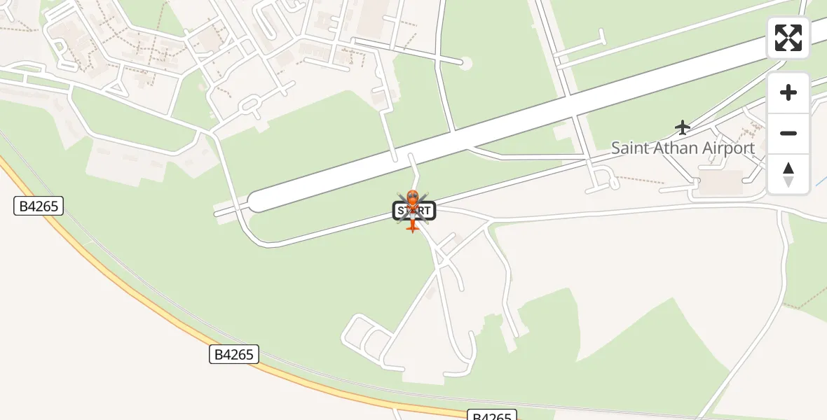 Flight route Coastguard Helicopter MOD St Athan - MOD St Athan, 12 June 2026, 19:14