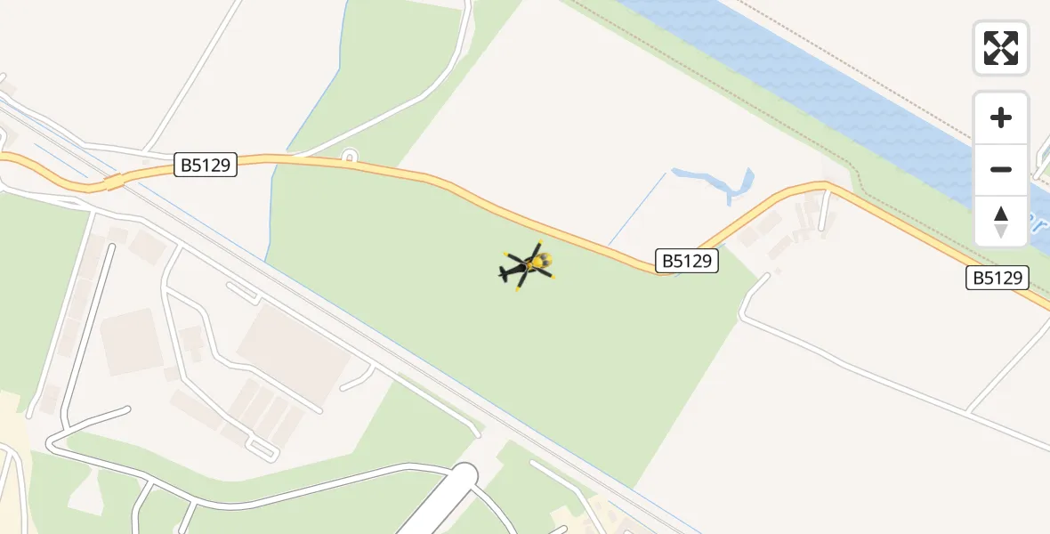 Flight route Police Helicopter Hawarden Airport - Hawarden Airport, 13 June 2026, 15:59