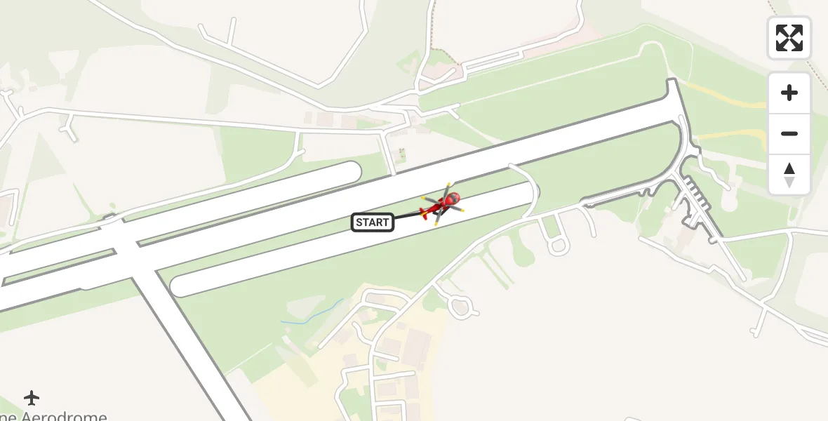 Flight route Air Ambulance Helicopter Enstone Aerodrome - Enstone Aerodrome, 14 June 2026, 09:40
