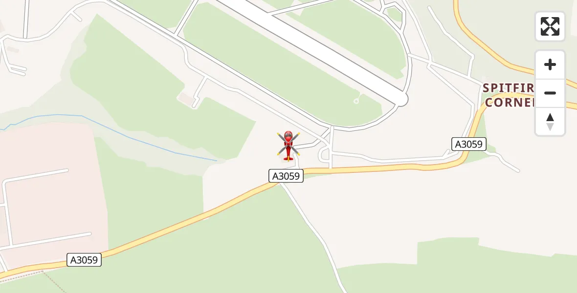 Flight route Air Ambulance Helicopter Cornwall Airport Newquay - Cornwall Airport Newquay, 14 June 2026, 14:48