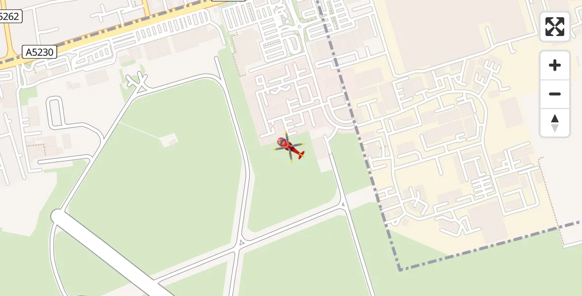 Flight route Air Ambulance Helicopter Blackpool Airport - Blackpool Airport, 17 June 2026, 12:13