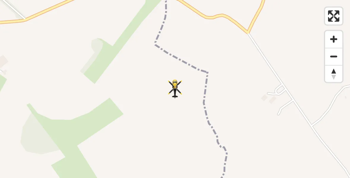 Flight route Police Helicopter Pathhead - Pathhead, 17 June 2026, 18:44