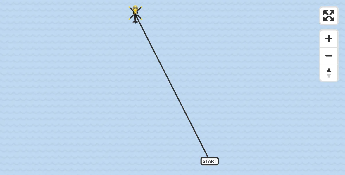 Flight route Police Helicopter North Sea - North Sea, 17 June 2026, 18:50