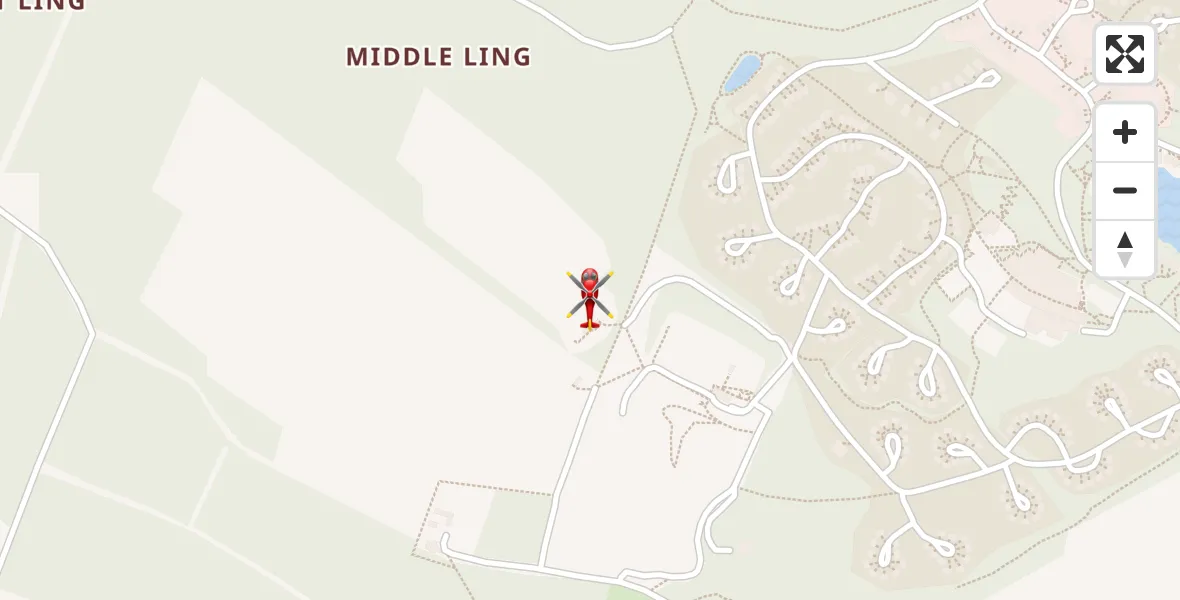 Flight route Air Ambulance Helicopter Brougham - Brougham, 18 June 2026, 11:16