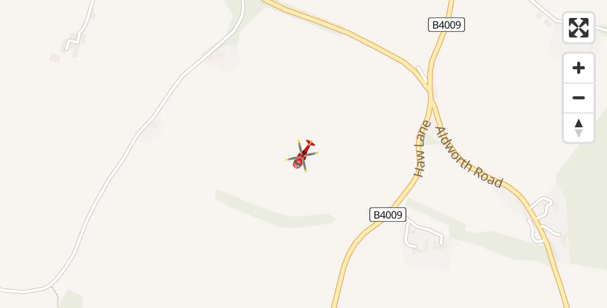 Flight route Air Ambulance Helicopter Hampstead Norreys - Hampstead Norreys, 18 June 2026, 13:34