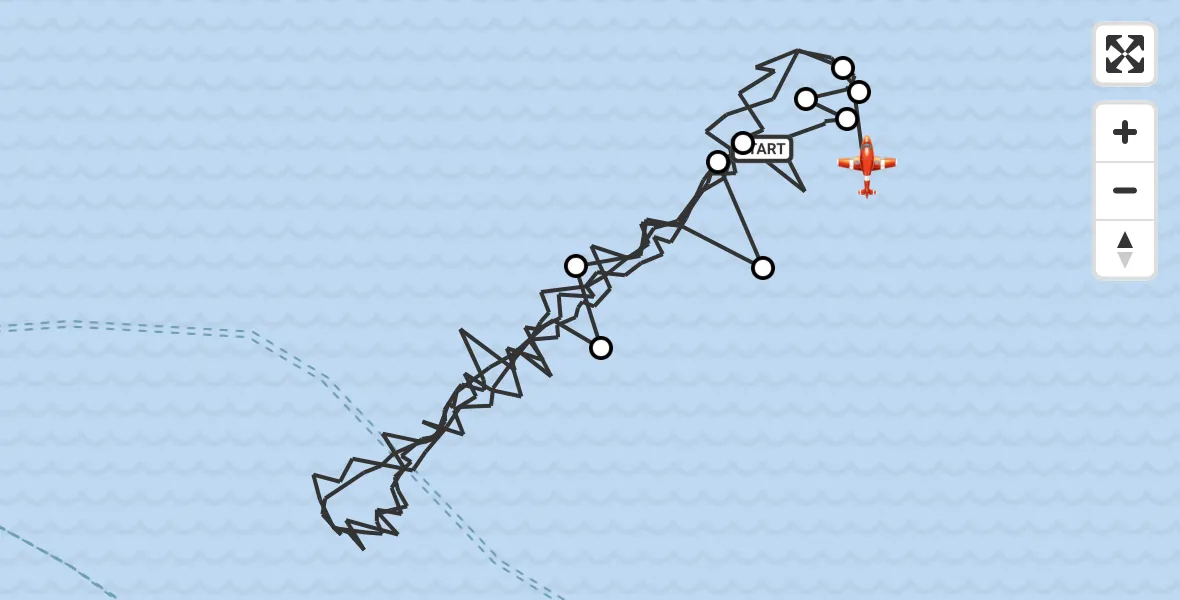 Flight route Coastguard Drone North Sea - Noordzee, 19 June 2026, 08:13