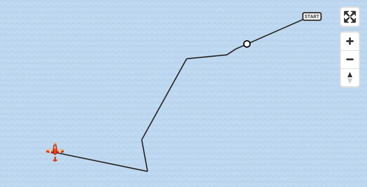 Flight route Coastguard Drone Noordzee - North Sea, 19 June 2026, 09:20