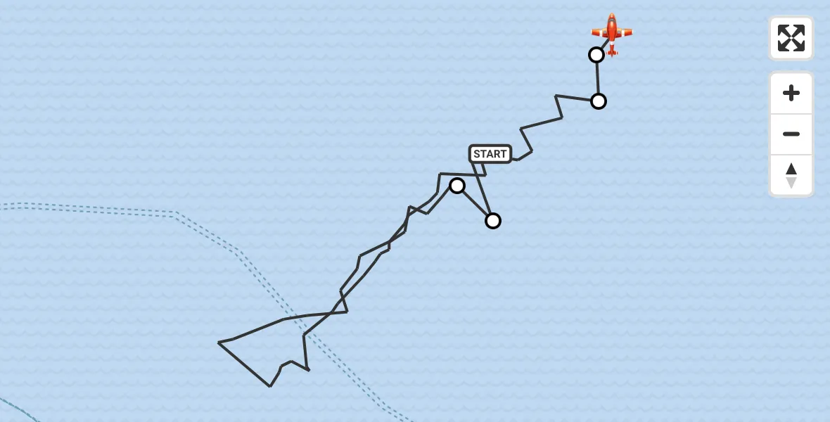 Flight route Coastguard Drone North Sea - North Sea, 19 June 2026, 09:24