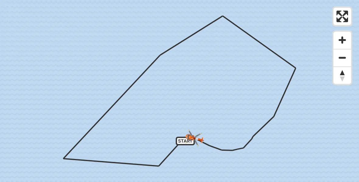 Flight route Coastguard Helicopter North Sea - North Sea, 19 June 2026, 10:20