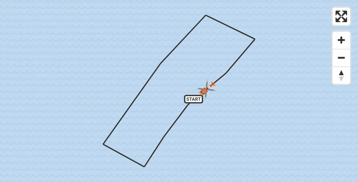Flight route Coastguard Helicopter North Sea - North Sea, 19 June 2026, 10:30