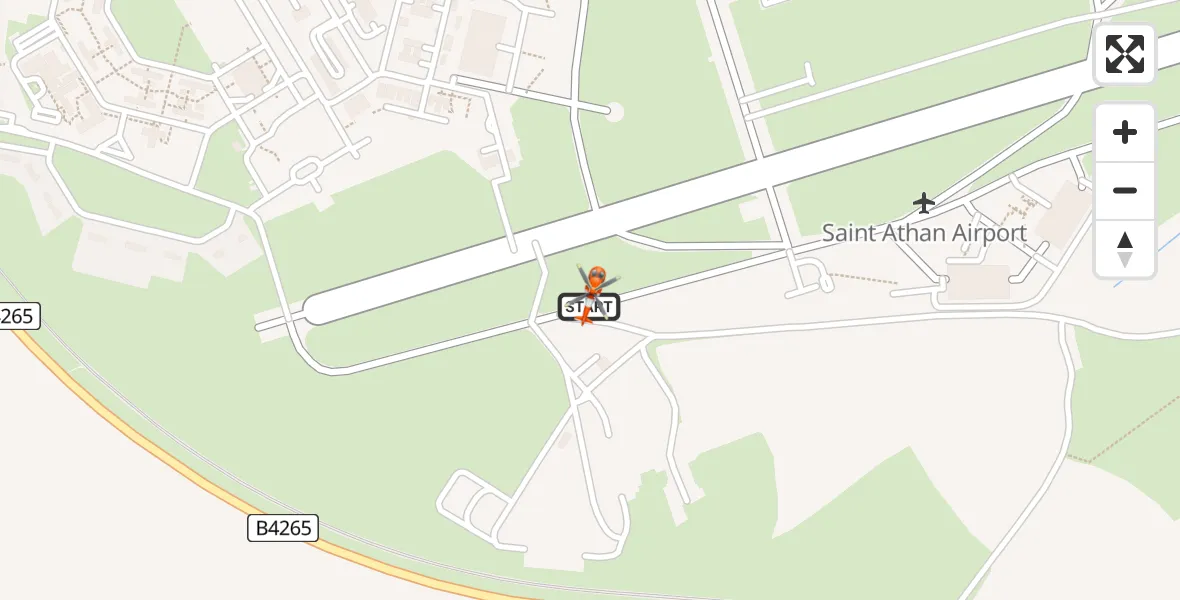 Flight route Coastguard Helicopter MOD St Athan - MOD St Athan, 20 June 2026, 14:42