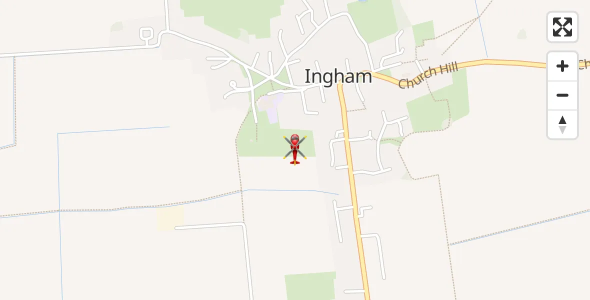 Flight route Air Ambulance Helicopter Ingham CP - Ingham CP, 20 June 2026, 16:18