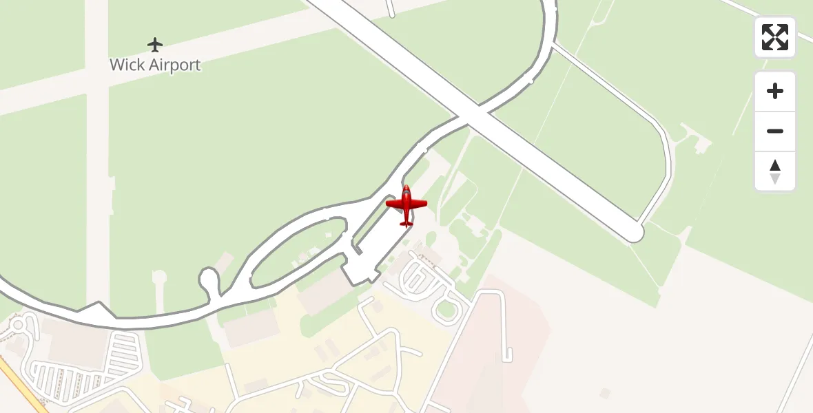 Flight route Air Ambulance Aircraft Wick John O'Groats Airport - Wick John O'Groats Airport, 20 June 2026, 22:05