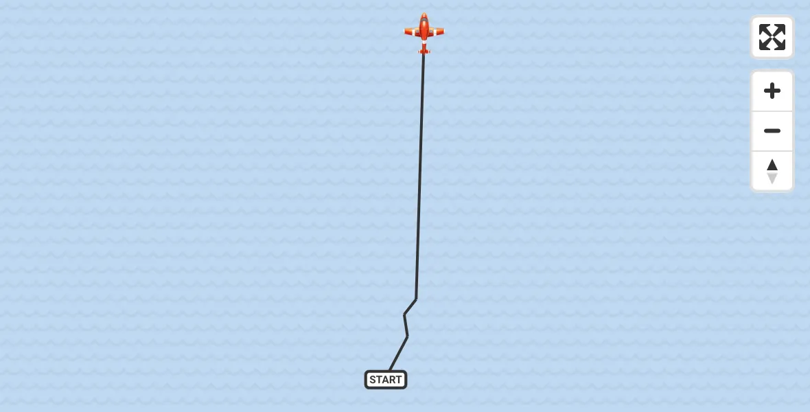 Flight route Coastguard Drone English Channel - English Channel, 21 June 2026, 02:42
