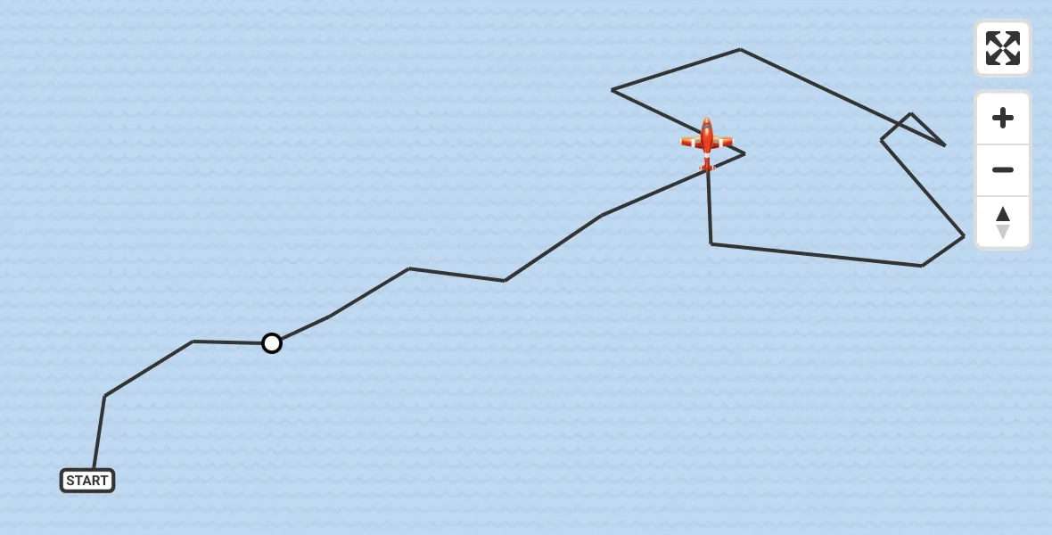 Flight route Coastguard Drone North Sea - Noordzee, 21 June 2026, 07:28