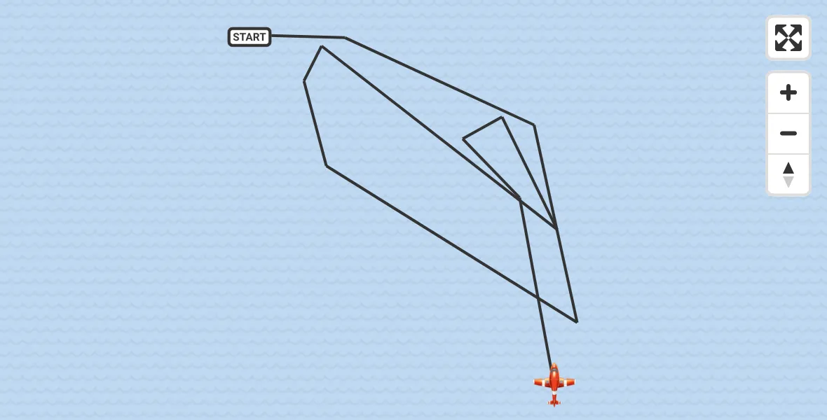 Flight route Coastguard Drone Noordzee - Noordzee, 21 June 2026, 07:34