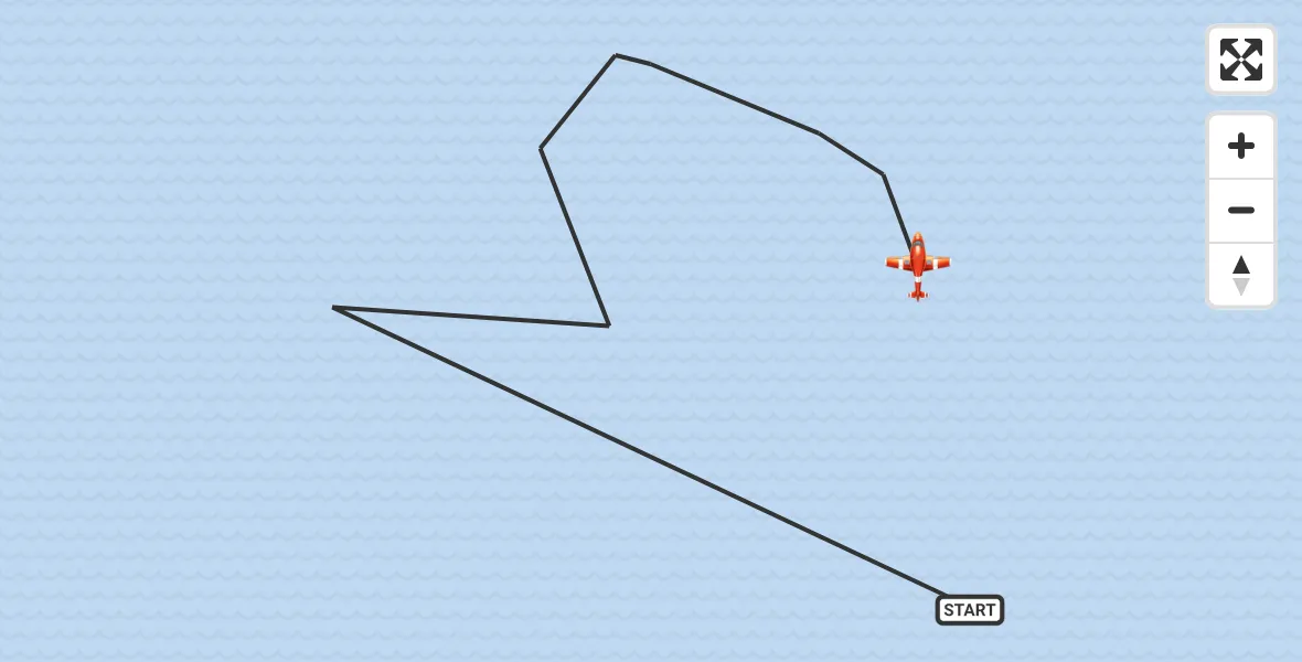 Flight route Coastguard Drone Noordzee - Noordzee, 21 June 2026, 07:39