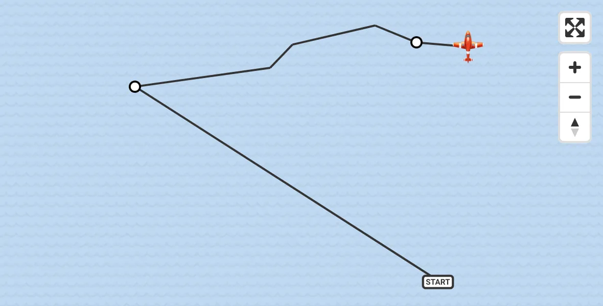 Flight route Coastguard Drone Noordzee - Noordzee, 21 June 2026, 07:46