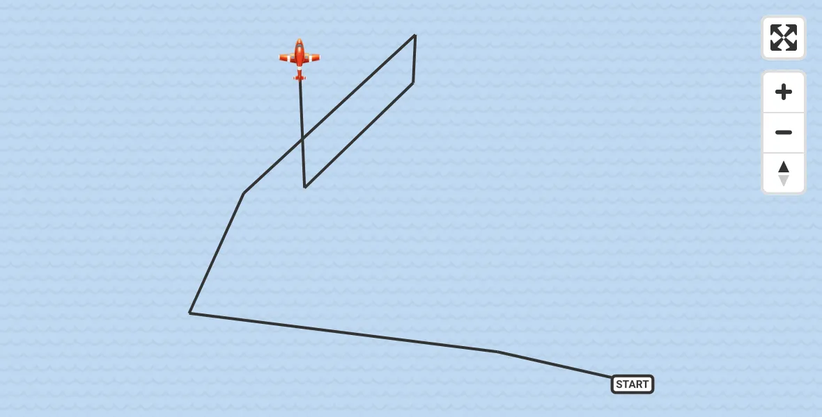 Flight route Coastguard Drone Noordzee - Noordzee, 21 June 2026, 07:56