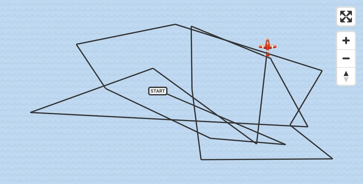 Flight route Coastguard Drone Noordzee - Noordzee, 21 June 2026, 08:09