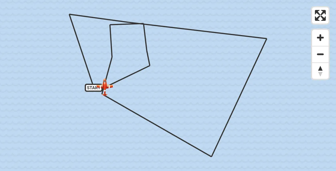 Flight route Coastguard Drone Noordzee - Noordzee, 21 June 2026, 08:22