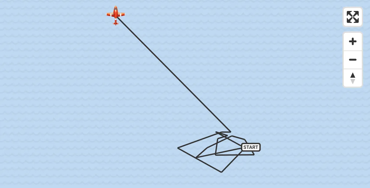 Flight route Coastguard Drone Noordzee - North Sea, 21 June 2026, 08:48