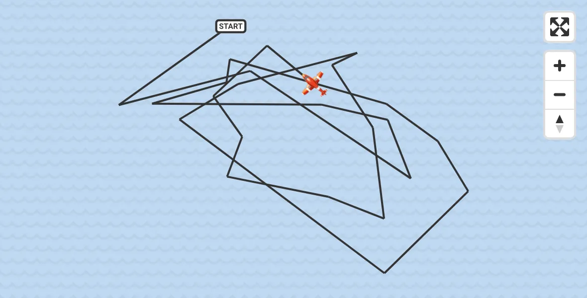 Flight route Coastguard Drone Noordzee - Noordzee, 21 June 2026, 08:54