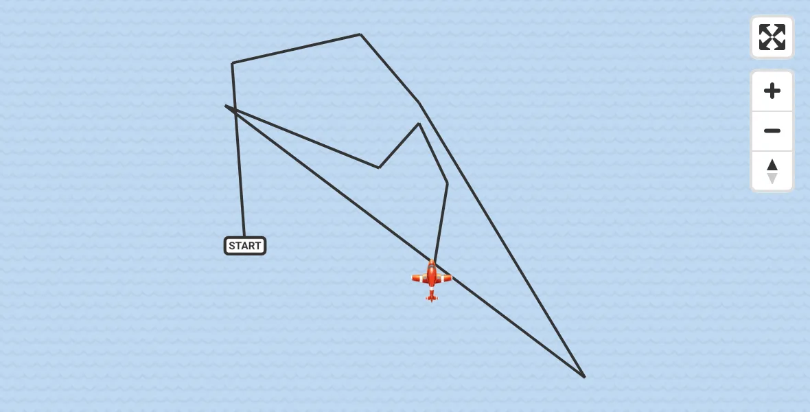Flight route Coastguard Drone Noordzee - Noordzee, 21 June 2026, 09:26