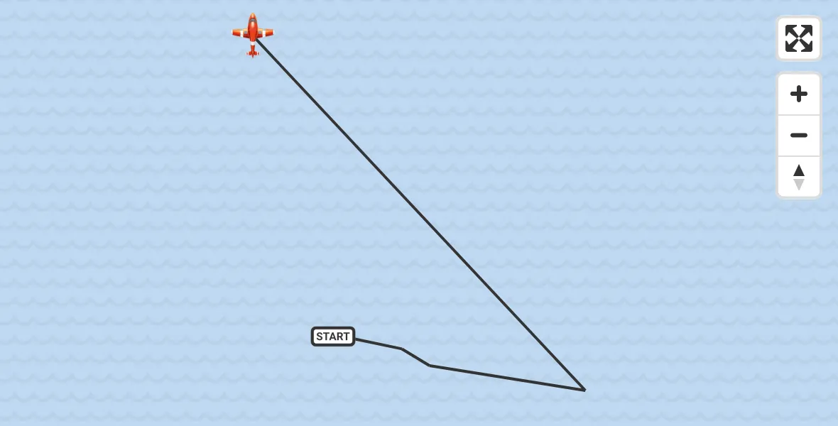 Flight route Coastguard Drone Noordzee - Noordzee, 21 June 2026, 09:34